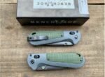 Benchmade Butterfly 430BK Folding Knife (Green Handle Half-Tooth) - Image 10