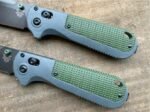 Benchmade Butterfly 430BK Folding Knife (Green Handle Half-Tooth) - Image 3