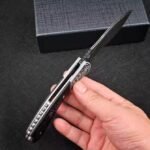 VG10 Damascus - Plum Deer Folding Knife - Image 6