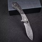 VG10 Damascus - Plum Deer Folding Knife - Image 3