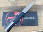 Microtech Snake God Straight Jump Knife (Damascus Carbon Fiber Handle) - Image 5