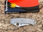 C81 Titanium Folding Knife Ceramic Bearing (Checkered High Standard) - Image 10