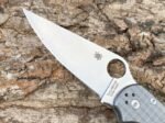 C81 Titanium Folding Knife Ceramic Bearing (Checkered High Standard) - Image 8