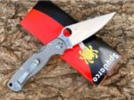C81 Titanium Folding Knife Ceramic Bearing (Checkered High Standard) - Image 6