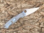 C81 Titanium Folding Knife Ceramic Bearing (Checkered High Standard) - Image 4