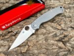 C81 Titanium Folding Knife Ceramic Bearing (Checkered High Standard)