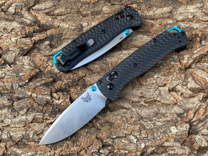 2023081658999153 Benchmade Butterfly Carbon Fiber 535-3 (White Blade) - Image 1