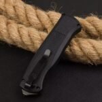 New Butterfly Benchmade 5370FEOTF Gunfighting Straight Jump Knife (Black Handle) - Image 7