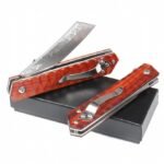 Sourwood [Must Kill] Damascus Folding Knife - Image 9