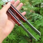 Sourwood [Must Kill] Damascus Folding Knife - Image 5