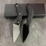 Bastinelliknives Bastinelli Little Yankee M390 Blade Micarta Handle Straight Knife - Image 2