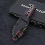 Millerbros Millerbros High-End Handmade Knife Custom Model, Gold Wire Handle m-8 Tactical Knife - Image 10