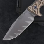 Millerbros Millerbros High-End Handmade Knife Custom Model, Gold Wire Handle m-8 Tactical Knife - Image 9