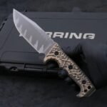 Millerbros Millerbros High-End Handmade Knife Custom Model, Gold Wire Handle m-8 Tactical Knife - Image 7
