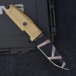 Italian Extreme Force Compact School Officer Camouflage Tactical Straight Knife - Image 4