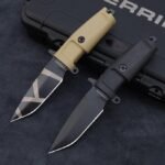 Italian Extreme Force Compact School Officer Camouflage Tactical Straight Knife