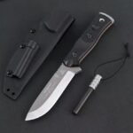 American TOPS Cutting Edge Tactical BOB Tactical K Sheath Outdoor Survival Straight Knife - Image 14