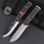American TOPS Cutting Edge Tactical BOB Tactical K Sheath Outdoor Survival Straight Knife - Image 2