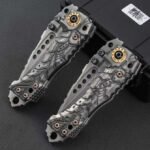 USA Miller Brothers Handmade Volcano Edition T1-Heavy Folding Knife with Waterproof Case - Image 9