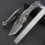 USA Miller Brothers Handmade Volcano Edition T1-Heavy Folding Knife with Waterproof Case