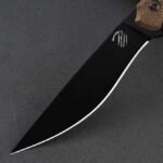 Italy Bastinelliknives Bastinelli SilenceSlim Silence Small Brown Micarta Handle Straight Knife - Image 6