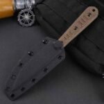 Italy Bastinelliknives Bastinelli SilenceSlim Silence Small Brown Micarta Handle Straight Knife - Image 5